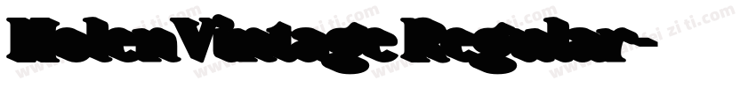HolenVintage Regular字体转换